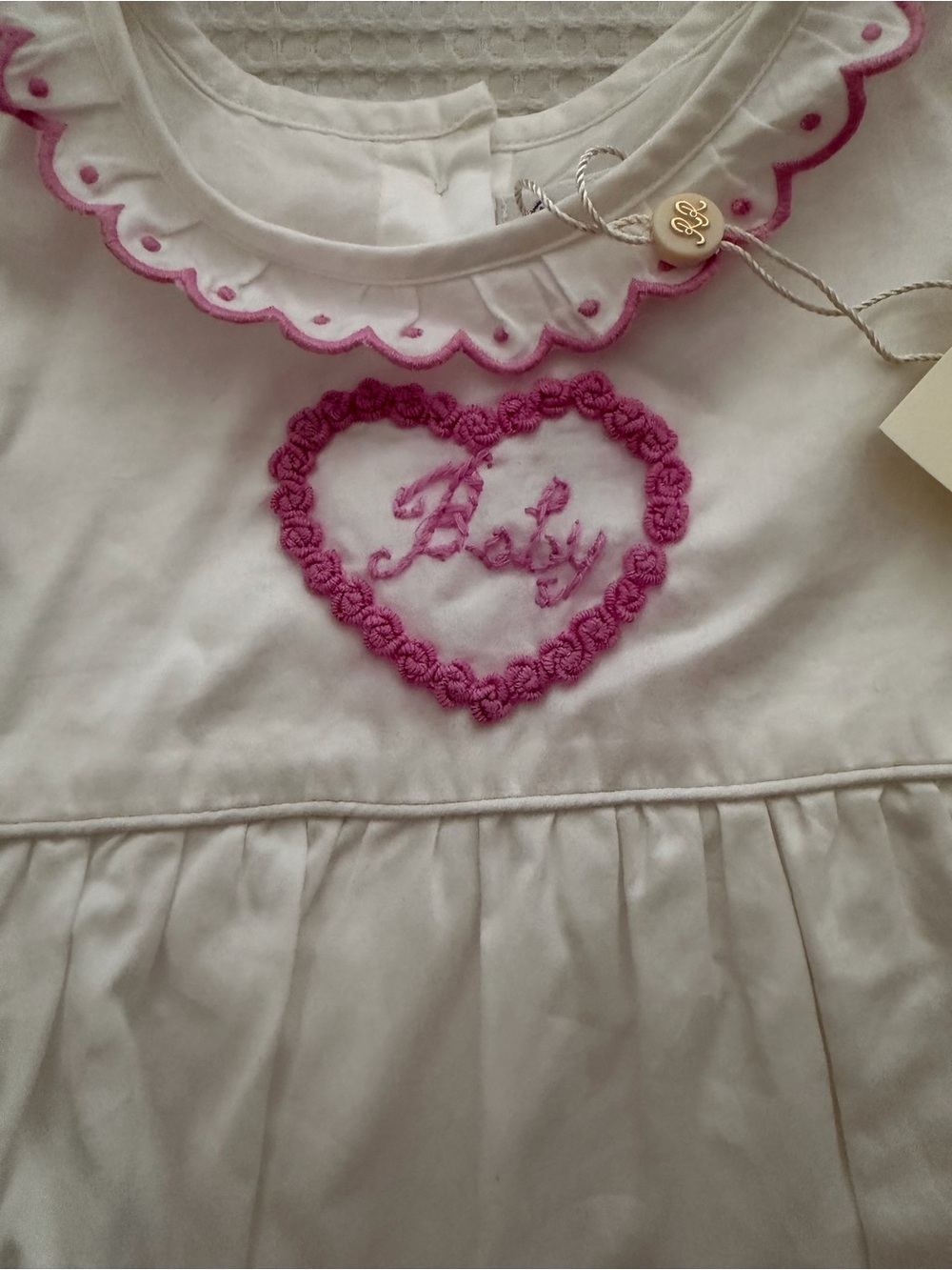 Rachel Riley Embroidered Baby One Piece - Picture 2 of 5